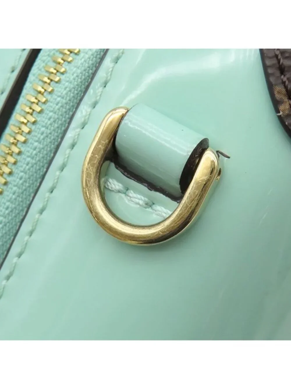Louis Vuitton Shoulder Bag Venice Patent Leather Monogram Paradisso Gold Mint